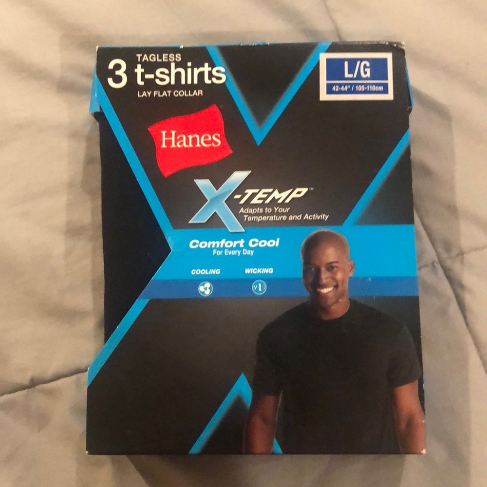 Hanes XTemp shirts